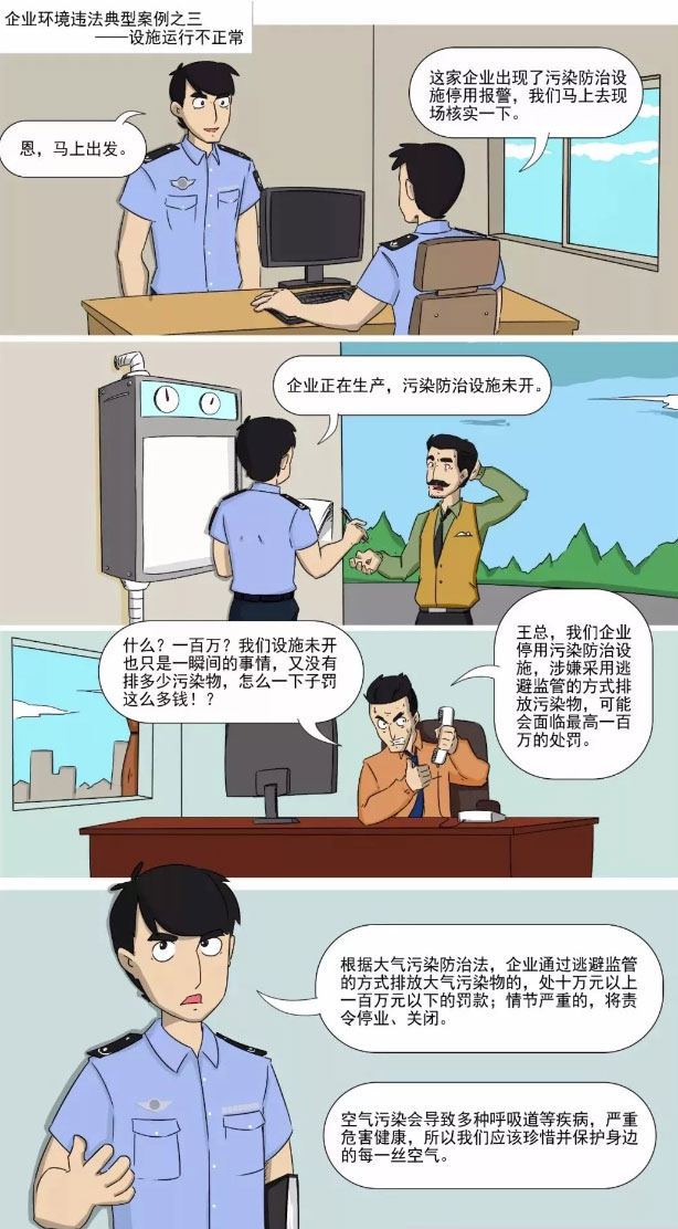 企業工廠環境違法典型案例之——超設施運行不正常